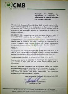 Leia mais sobre o artigo Covid-19: CMB suspende novamente a entrega do material controlado
