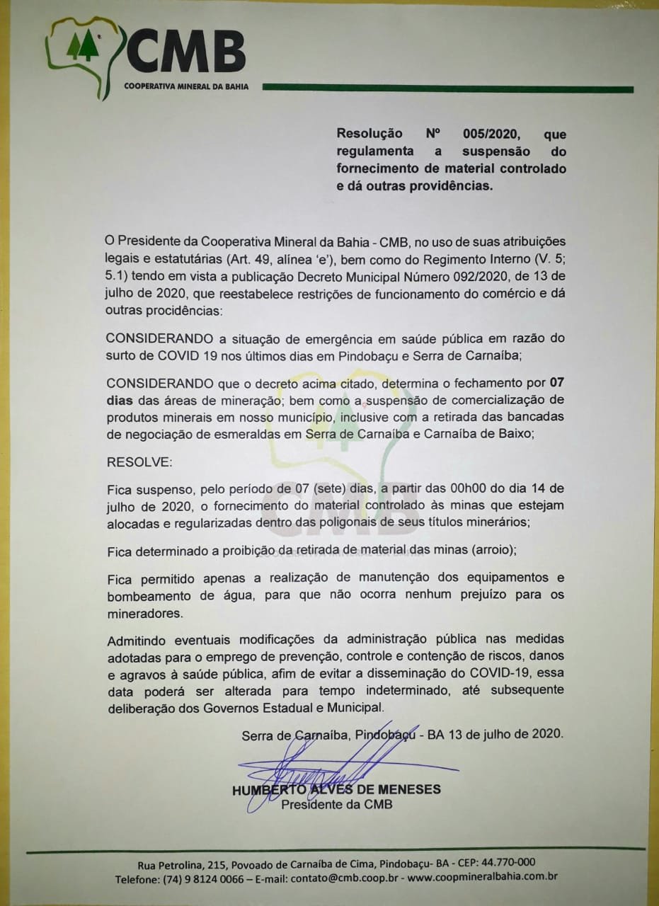 Leia mais sobre o artigo Covid-19: CMB suspende novamente a entrega do material controlado