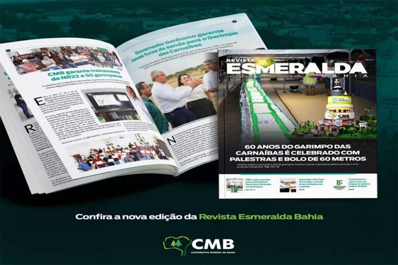 No momento, você está visualizando CMB lança mais uma edição da Revista Esmeralda Bahia