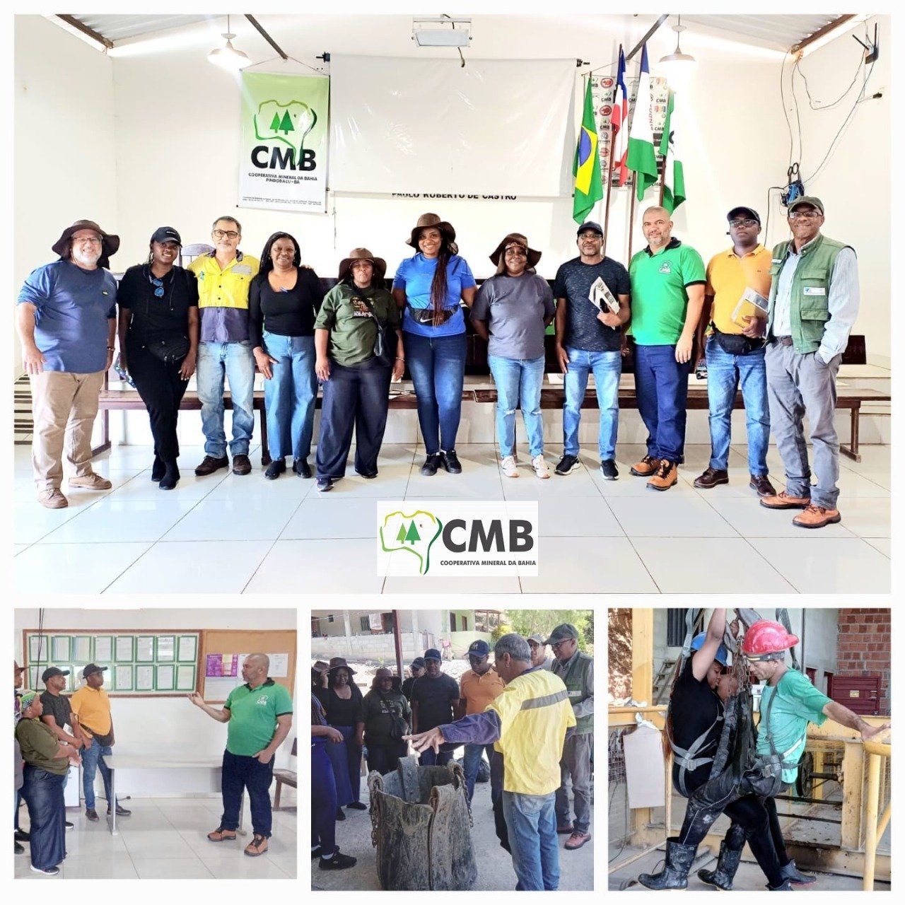 Leia mais sobre o artigo Profissionais do MIREMPET, de Angola, visitam Garimpo das Carnaíbas em intercâmbio técnico