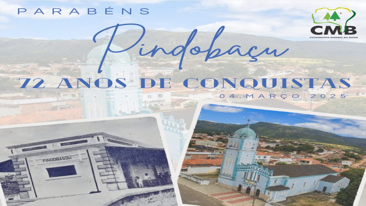 Leia mais sobre o artigo Homenagem da Cooperativa Mineral da Bahia aos 72 anos de Pindobaçu