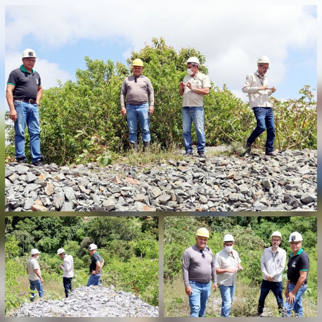 Diretores da CMB realizam vistoria em pilhas de rejeitos minerais
